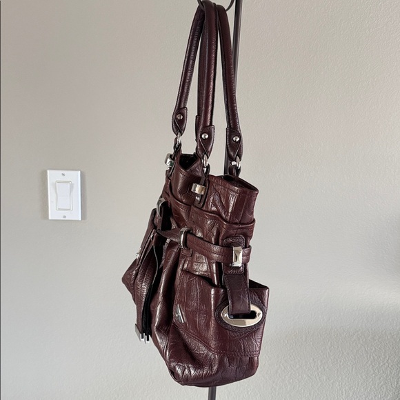 b. Makowsky Brown Shoulder Bag - Picture 3 of 10